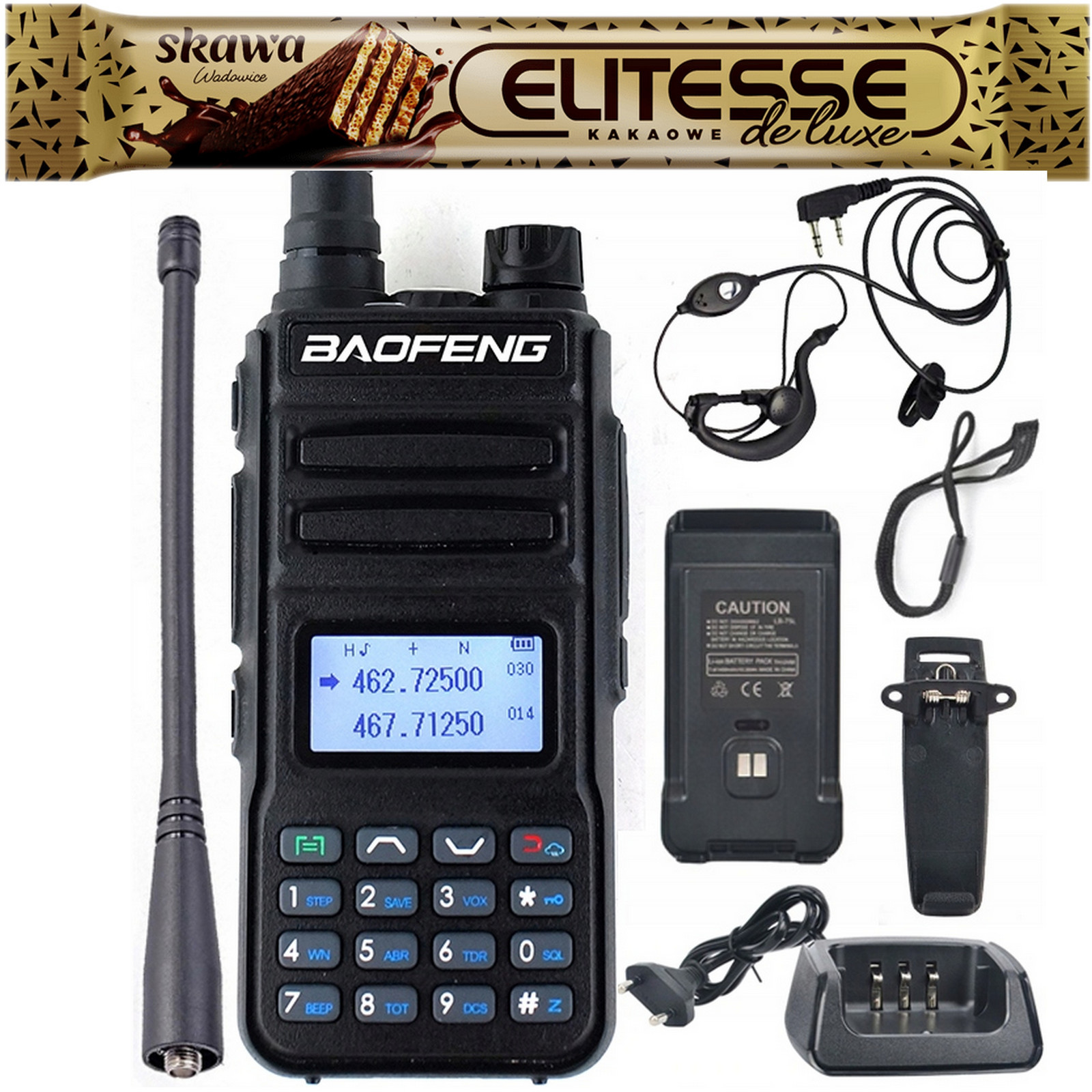 Baofeng P15UV Usb Radiostanice Pmr Uhf Vhf vysílačka lokny toki Fm rádio