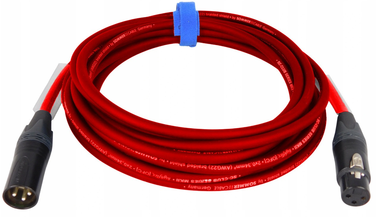 Kabel Sommer Stage Modrý Mikrofonní Kabel Xlr 25m