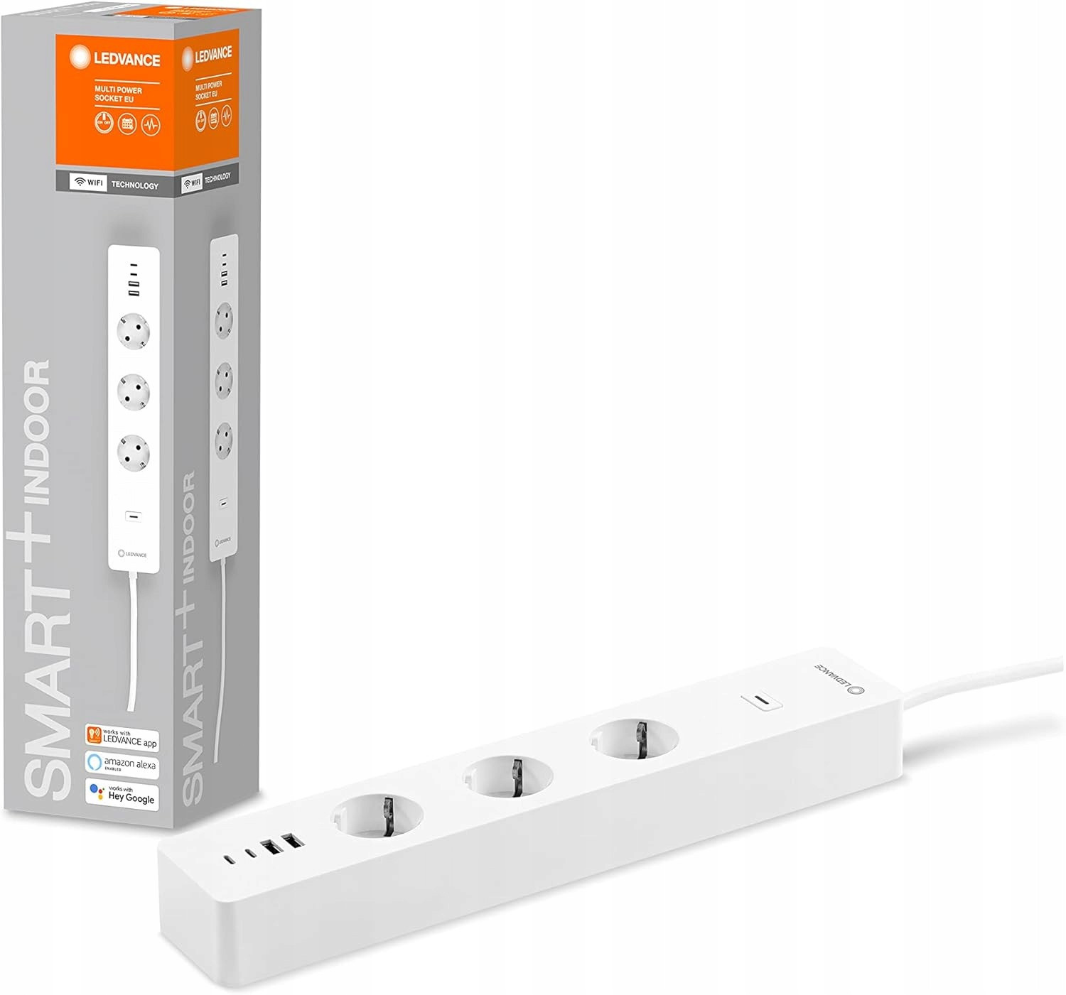 Zásuvková lišta Ledvance Smart+ Wifi Multi Power Socket Usb-c Usb-a
