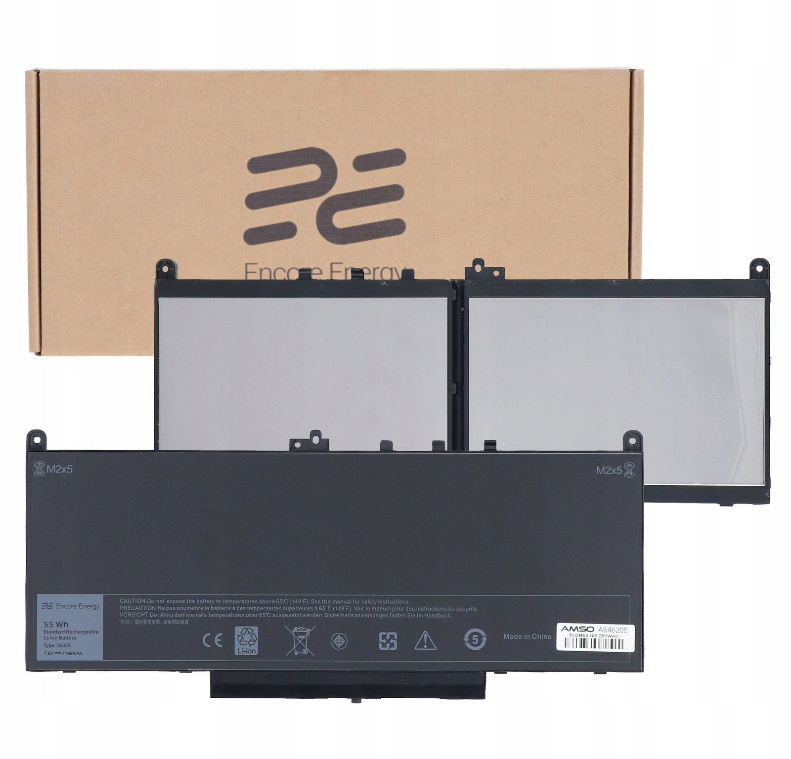 Baterie J60J5 pro notebook Dell Latitude E7470 E7270 6874mAh Encore Energy