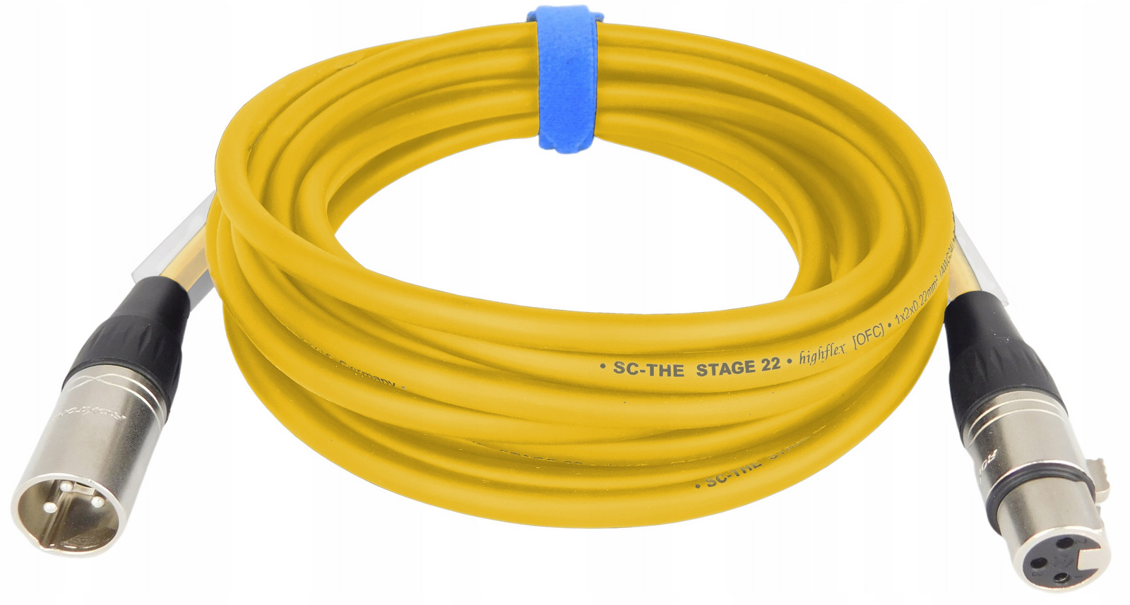 Kabel Sommer Stage Žlutý Mikrofonní Kabel Xlr 20m