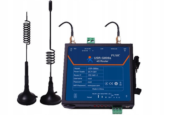 4G průmyslový router USR-G806s s funkcí Dtu a RS485