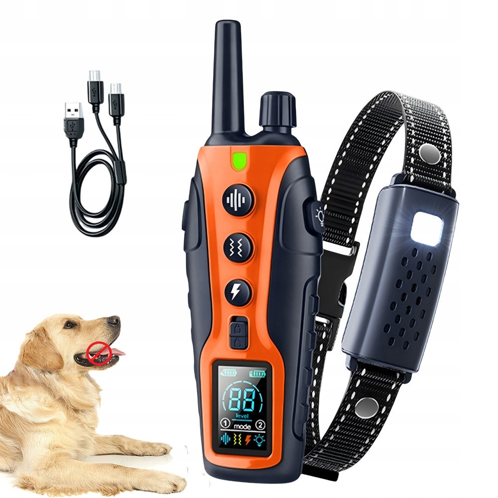 Zařízení Pro Kontrolu Štěkání Obojku Pro Výcvik Psů Nabíjené Nové