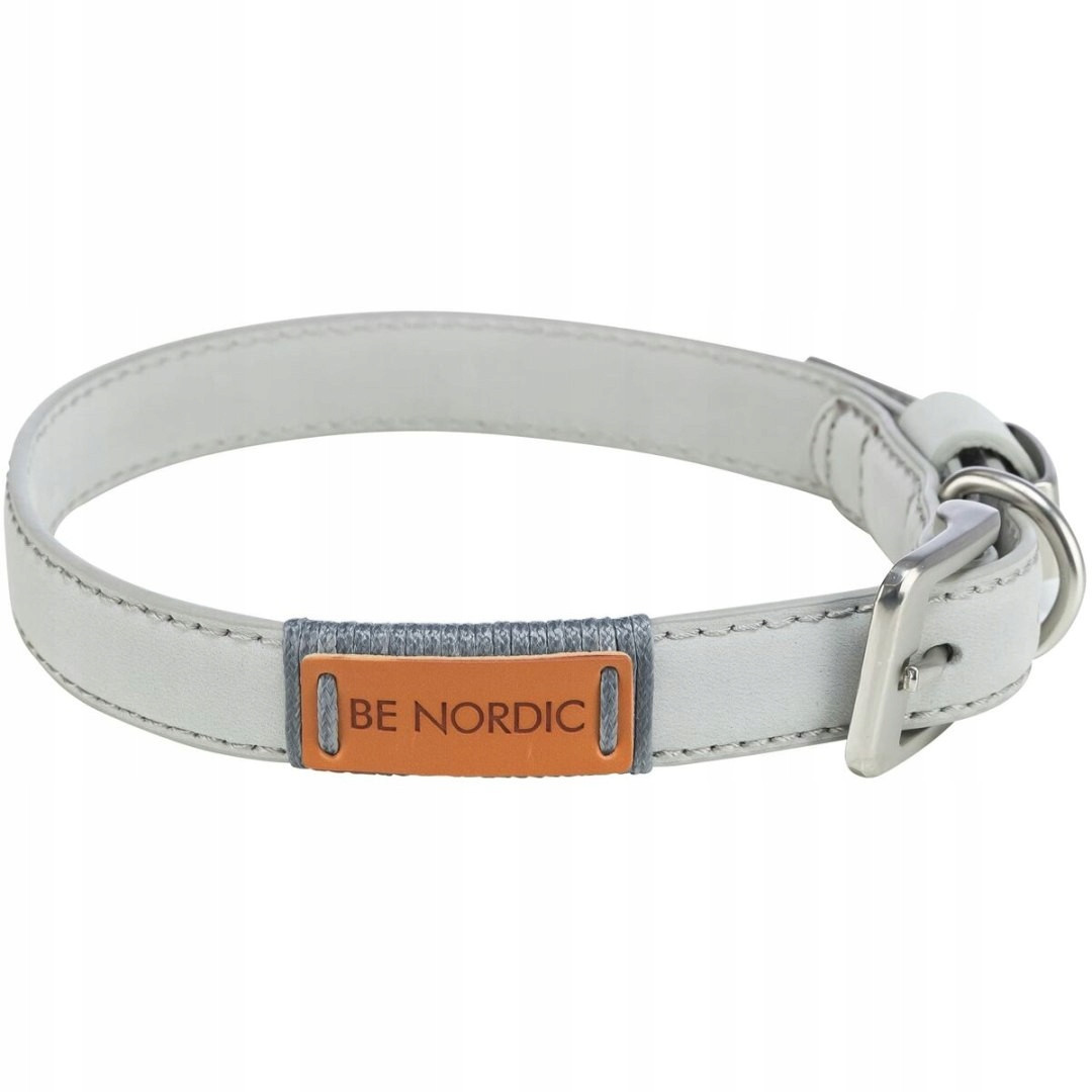 Obojek pro psa Trixie Be Nordic Světle šedá M 45 cm