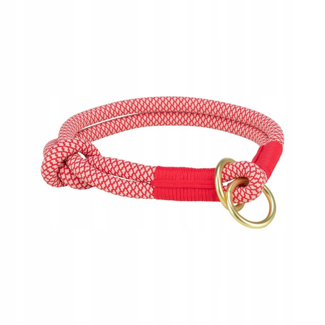 Výcvikové obojky pro psy Trixie Soft Rope Červený krém Xs/s 30 cm