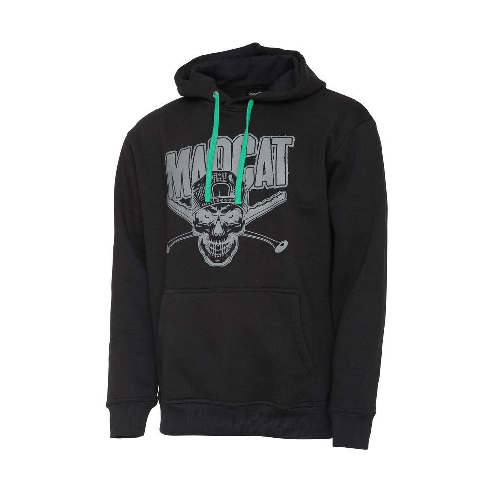 Madcat Mikina Skull Hoodie Black - L