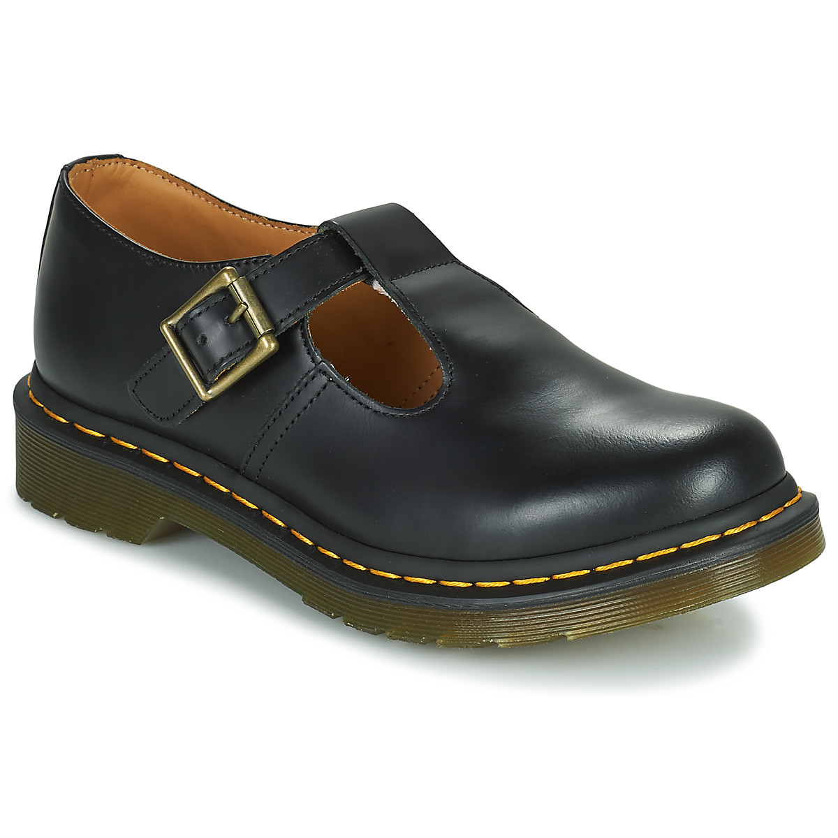 Dr. Martens  POLLEY BLACK SMOOTH  Černá
