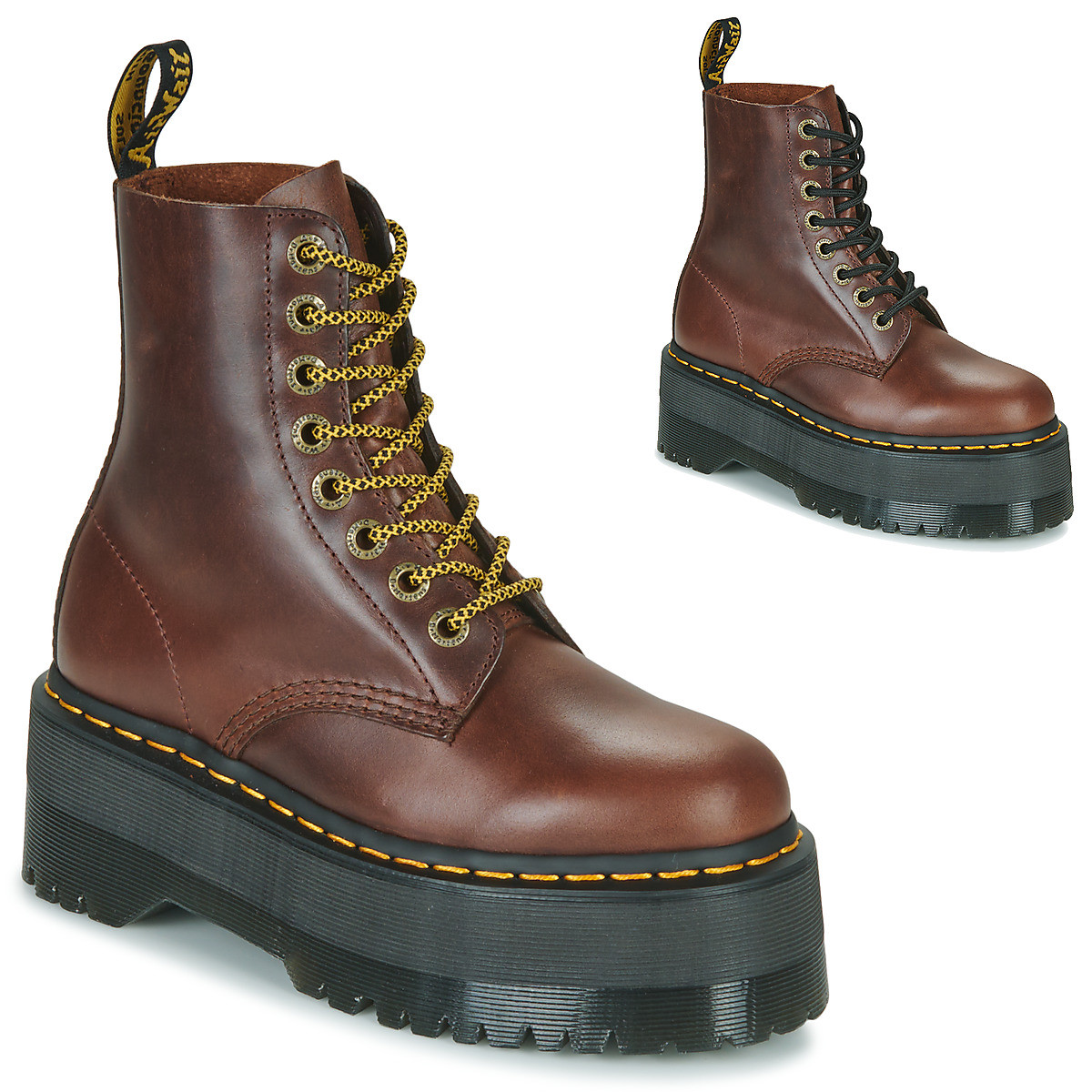 Dr. Martens  1460 PASCAL MAX DARK BROWN  Hnědá