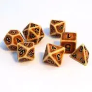 Dice4friends Dice Set Antique: Brown (7)