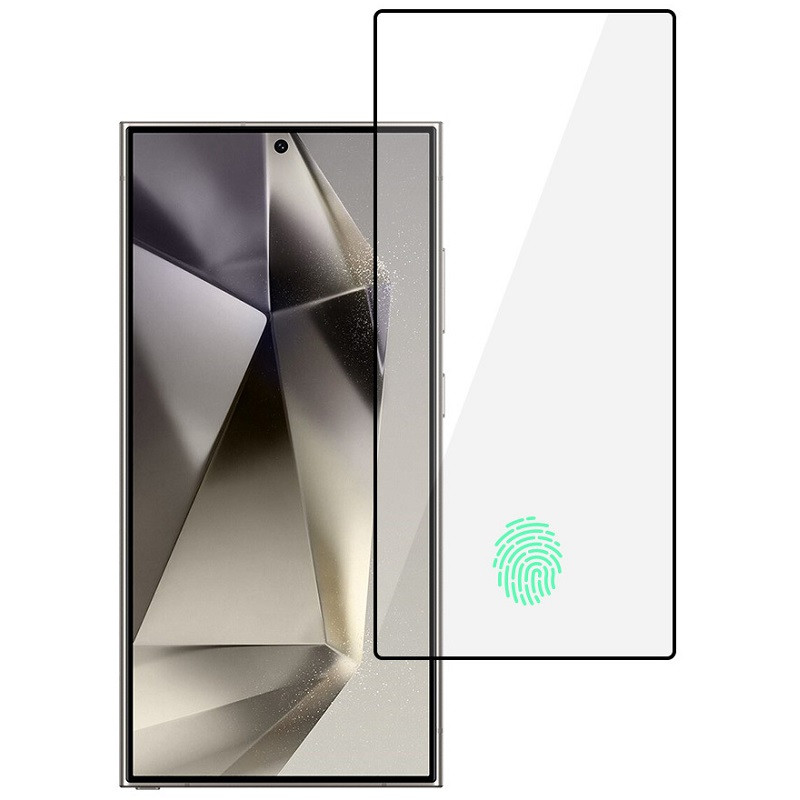 Screen Glass Protector Samsung S928 Galaxy S24 Ultra 5D Full Glue Ceramic černé 1034820