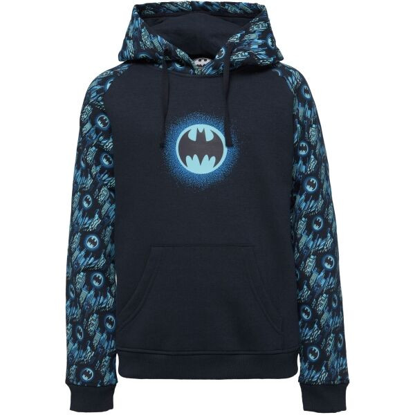 Warner Bros BATMAN POWER HOODIE Chlapecká mikina, tmavě modrá, velikost