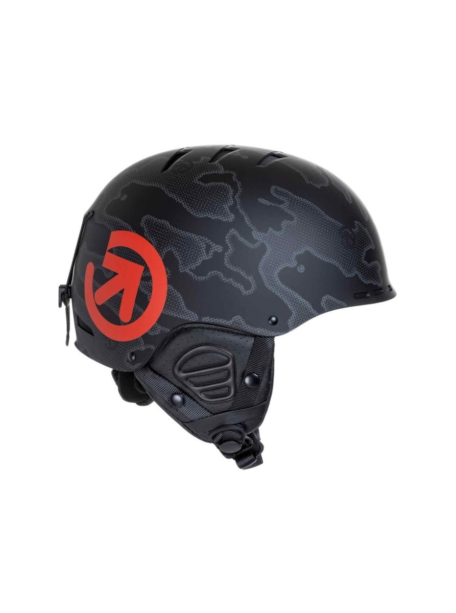 Snb & ski helma meatfly maul černá/červená s/m