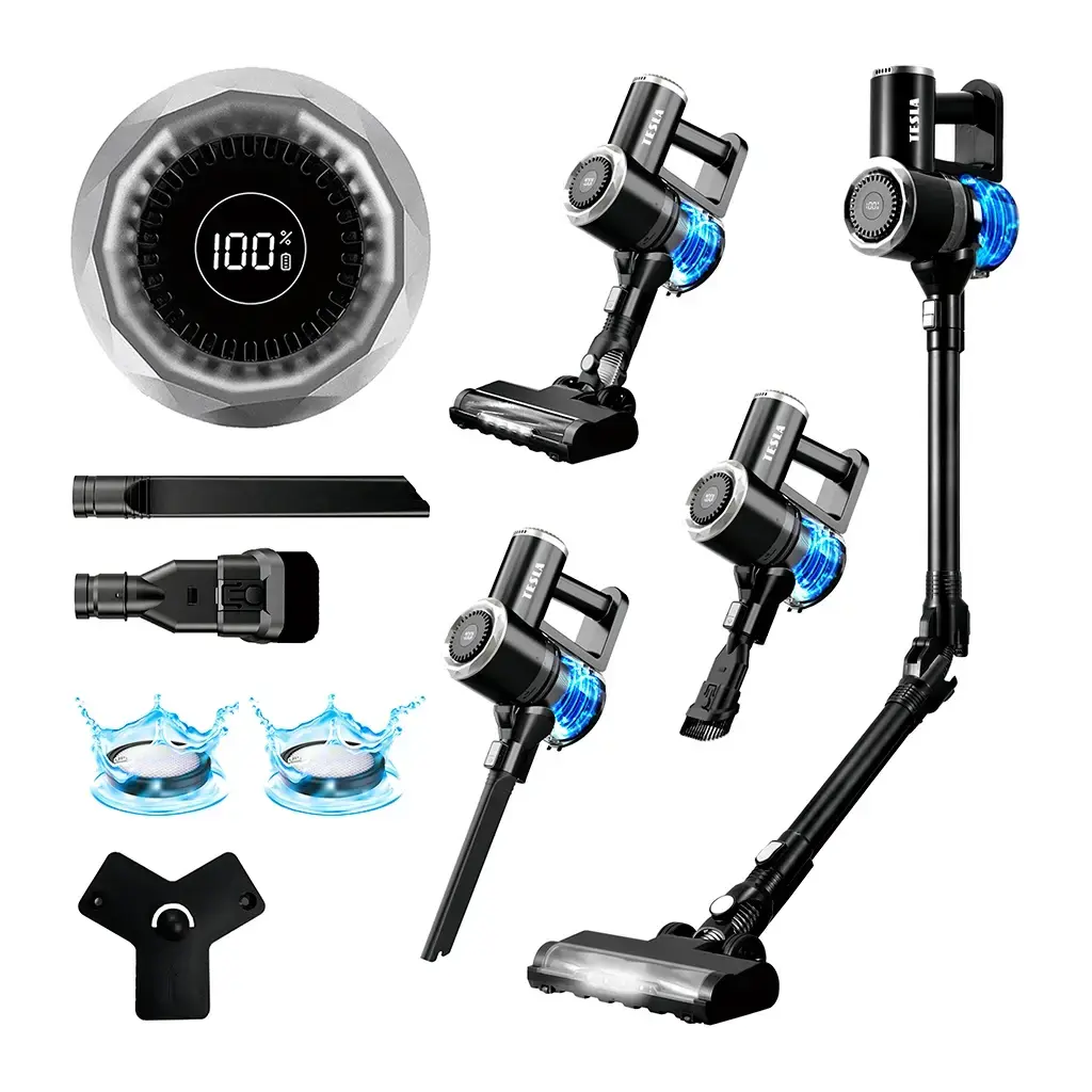 TESLA PureStar E20 Plus - flexibilní bezdrátový tyčový vysavač 2v1