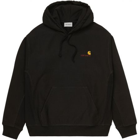 Mikina Carhartt Wip Hooded American Scri - Černá - M