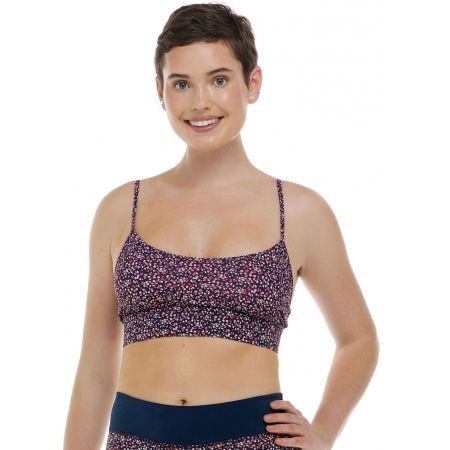 Plavky Eidon Wildflowers Eva Top Wms - Fialová - M