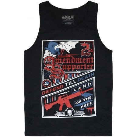 Tílko Metal Mulisha 2Nd Amendment - Černá - Xxl