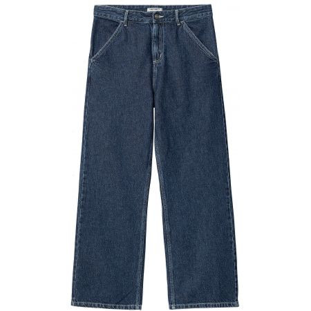 Kalhoty Carhartt Wip Simple Wms - Modrá - 30