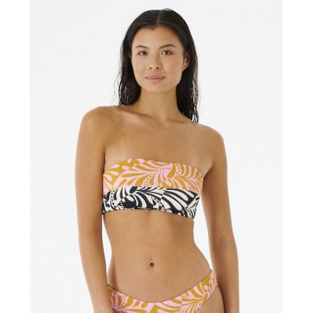 Plavky Rip Curl Afterglow Swirl Bandeau - Oranžová - Xl