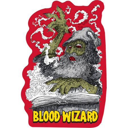Samolepka Blood Wizard Conjuring - Červená - Univerzální
