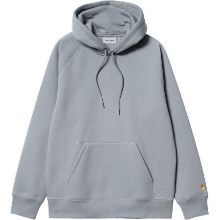 Mikina Carhartt Wip Hooded Chase - Šedá - L