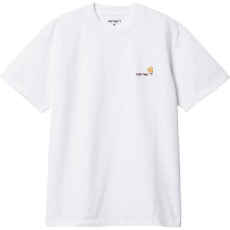 Triko Carhartt Wip American Script S/S - Bílá - Xl