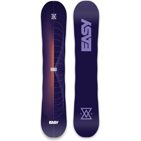 Snowboard Easy Nomad - Fialová - 157Mw