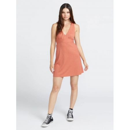 Šaty Volcom Island Bopper - Oranžová - S