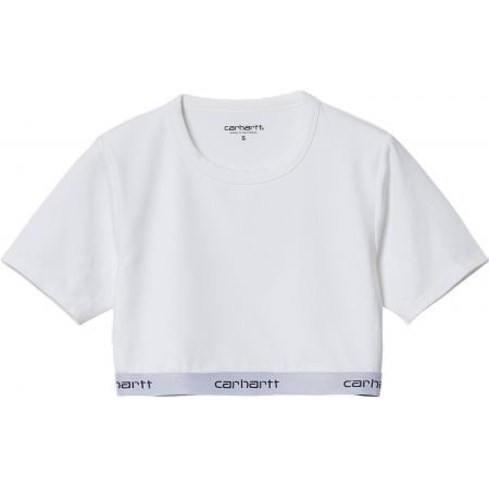Triko Carhartt Wip Script Crop Top Wms - Bílá - M