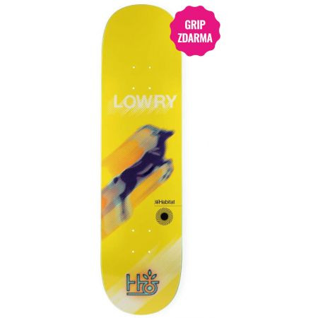 Sk8 Deska Habitat Kevin Lowry Speed Test - Žlutá - 8.25