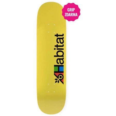 Sk8 Deska Habitat Transit Logo - Žlutá - 8.5