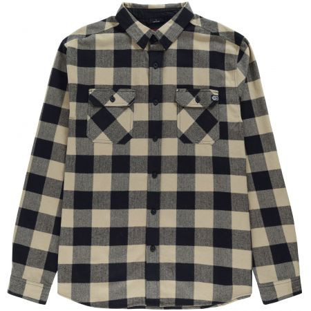 Košile Metal Mulisha Jacked Flannel 2 - Béžová - Xl