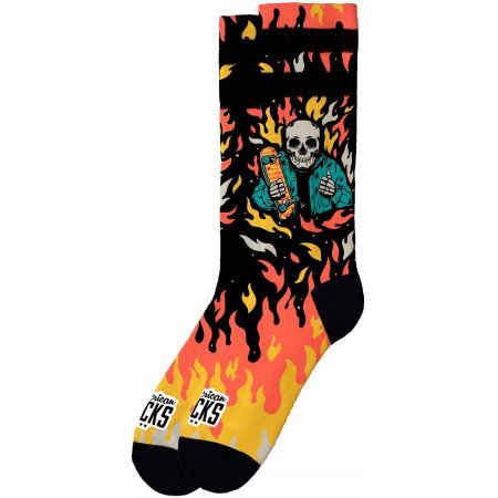 Ponožky American Socks Welcome To Hell - Černá - L/Xl