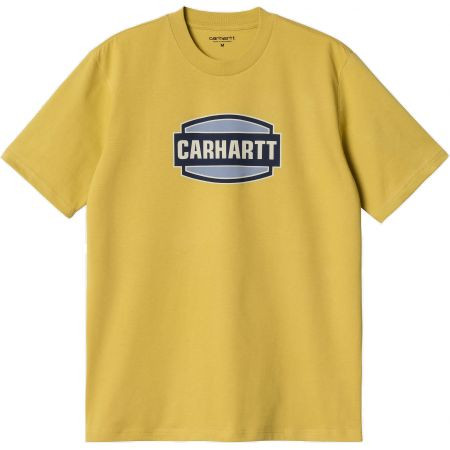 Triko Carhartt Wip Press Script S/S - Žlutá - M
