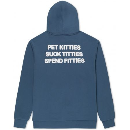 Mikina Ripndip Pet Kitties Hoodie - Modrá - L