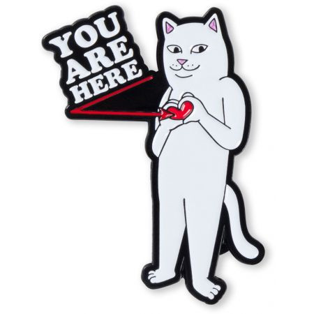 Odznáček Ripndip You Are Here - Bílá - Univerzální