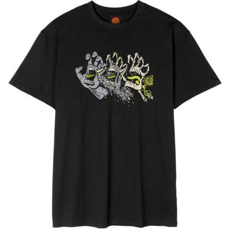 Triko Santa Cruz Evolved Hand Front - Černá - L