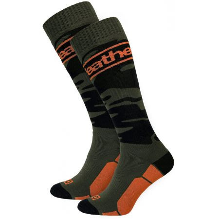 Ponožky Snb Horsefeathers Enver Snow - Zelená - 11/13