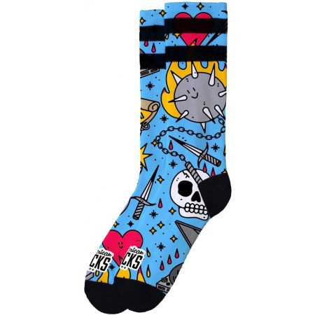 Ponožky American Socks Blast - Modrá - L/Xl