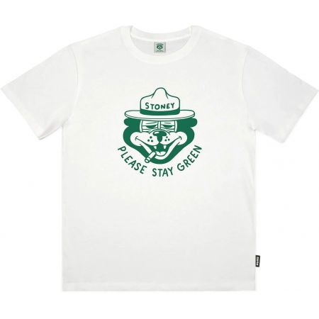 Triko The Dudes Please Stay Green - Bílá - L