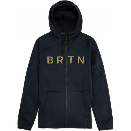 Mikina Burton Crown Weatherproof Fz Flee - Černá - M