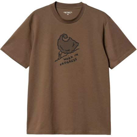 Triko Carhartt Wip Move On Up S/S - Hnědá - L