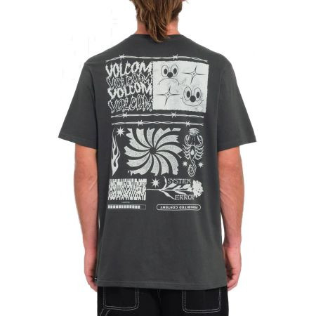 Triko Volcom System Error S/S - Šedá - L