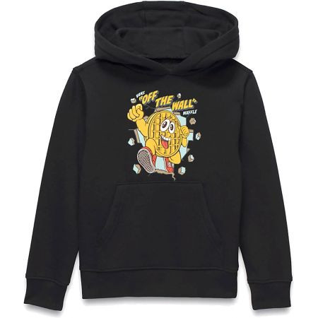 Mikina Vans Waffle Man Po Kids - Černá - 6