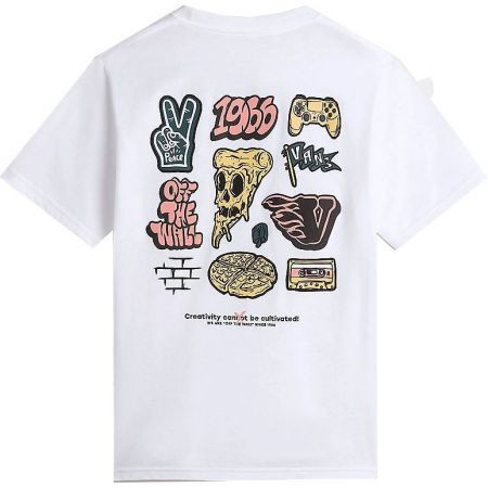 Triko Vans Essentials S/S Kids - Bílá - L