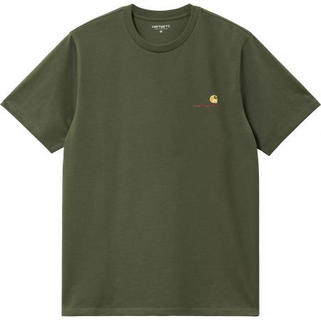 Triko Carhartt Wip American Script S/S - Zelená - L