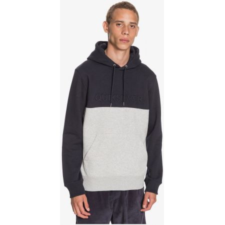 Mikina Quiksilver Emboss Block Hoodie - Černá - S