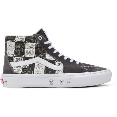 Boty Vans Skate Sk8-Hi (Daniel Johnston) - Šedá - Us11