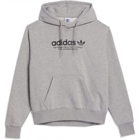 Mikina Adidas 4.0 Logo Hoodie - Šedá - Xl