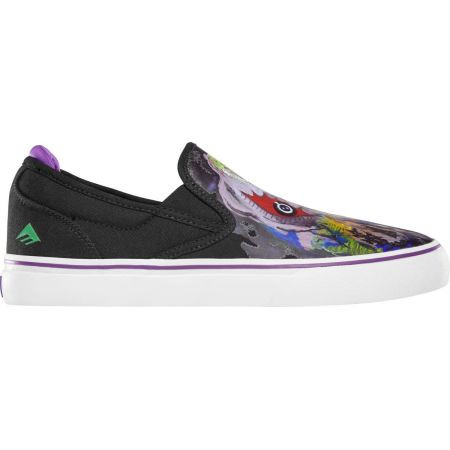 Boty Emerica Wino G6 Slip-On X Dinosaur - Černá - Us11