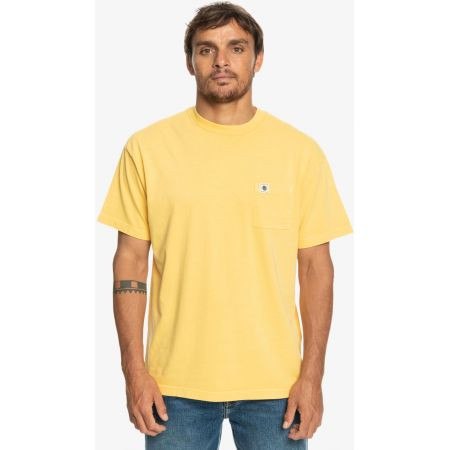 Triko Quiksilver The Natural Dye S/S - Žlutá - Xxl